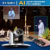 FoMaKo AI Auto Tracking HDMI PTZ Camera 20x Optical Zoom for Church Services Worship Education(2pcs) + KC608 Pro PTZ Controller (FMK12UH Prox2 + KC608 Pro) view 2