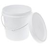 Homoyoyo Portable White Plastic Water Bucket Handle Multi-Functional Storage for Home Fishing and Painting Use and Practical Design for Everyday Tasks view 4