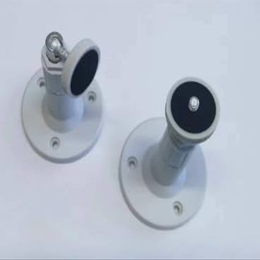 2pcs Camera bracket indoor 360 camera I-type universal hoisting hemisphere security accessory monitoring bracket.