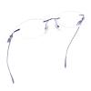 LifeArt Pure Titanium Frame Glasses/Blue Light Blocking Reading Glasses, Reduce Eyestrain, Stylish for Men and Women(Purple,+1.50 Magnification) view 1
