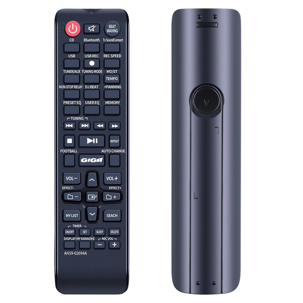 AH59-02694A Replacement Remote Control Compatible for Samsung Giga Book-Shelf Stereo System MX-JS9500 MX-JS9000 MX-JS8000 MX-JS5000 Sub AH59-02694B AH59-02694D