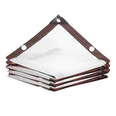 EVANEM Waterproof Cover Tarp PE Film Transparent Rainproof Cloth Balcony, for Garden Waterproof Canopy Succulent Plant Canopy Insulation Waterproof Tarpaulin (Size : 2x3m)