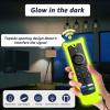 2 Pack Silicone Remote Cover Case Glow in The Dark, Anti-Slip Silicone Protective Case with Lanyard(Glow Green & Glow Yellow) view 2