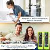 2 Pack Silicone Remote Cover Case Glow in The Dark, Anti-Slip Silicone Protective Case with Lanyard(Glow Green & Glow Yellow) view 3