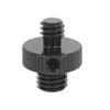 NovelGoal Cameras Screw Male to Male 1/4'' to M8 Inch Tripod Mount Adapter Quick Release Screw for DSLR Motorcycle Rearview Mirrors view 1