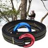 HERCHR Restraint Ropes & Lanyards Climbing Safety Lanyard Tree Climbing Loop Fall Arrest Lanyard Connector with Two Hanging Rings Capacity 22KN view 2