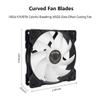 SwFoer CPU Liquid Cooler CPU Water Cooler 240mm Aio CPU Cooler Liquid CPU Cooling, Compatible with AM4 AMD Intel LGA RGB - Black view 3