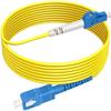 LC to SC Single Fiber Patch Cable (2m/6ft), SM Singlemode Fiber Optic Internet Cable Simplex, 9/125um LSZH Yellow OD-3.0mm  view 1