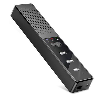 GagalU 3 in 1 Computer Speakers with Microphone & Hubs USB Conference Speaker, PC Mic for Video Conference