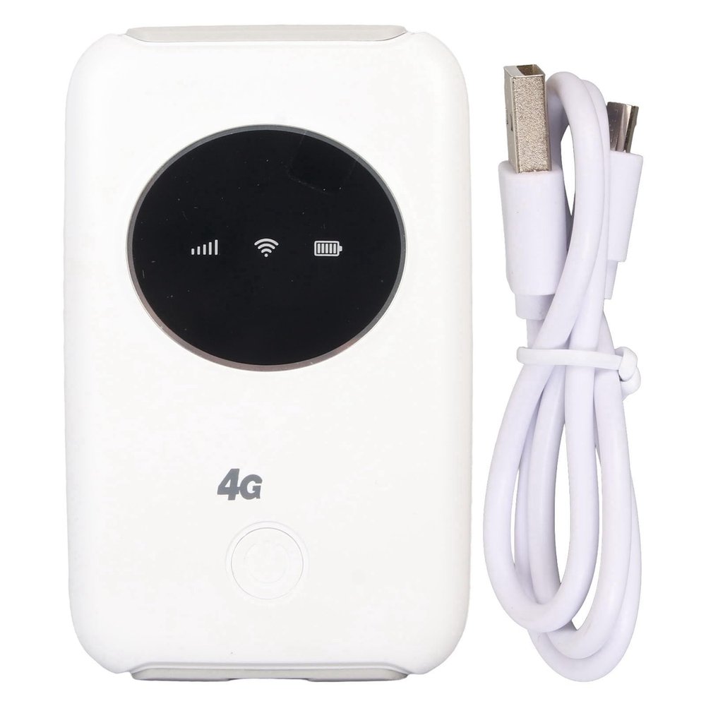 4G/5G WiFi Hotspot, Unlocked USB WiFi Modem with SIM Card Slot, Portable Travel Router for Smartphone Tablet Laptop, Supports 300Mbps, 10 Device Connectivity
