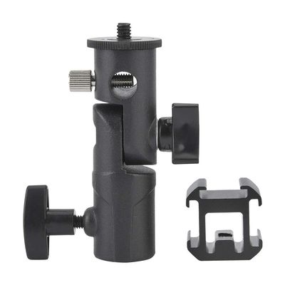 Pilipane Camera Umbrella, Hot Shoe Mount, Camera Speedlite Mount, Flash Stand Bracket, Umbrella Mount Holder Shoe Mount Compatible