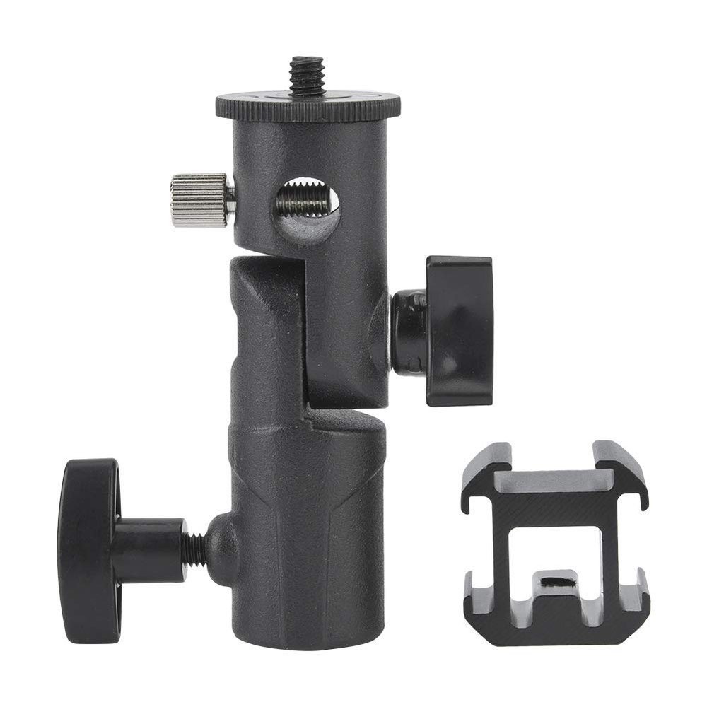Pilipane Camera Umbrella, Hot Shoe Mount, Camera Speedlite Mount, Flash Stand Bracket, Umbrella Mount Holder Shoe Mount Compatible