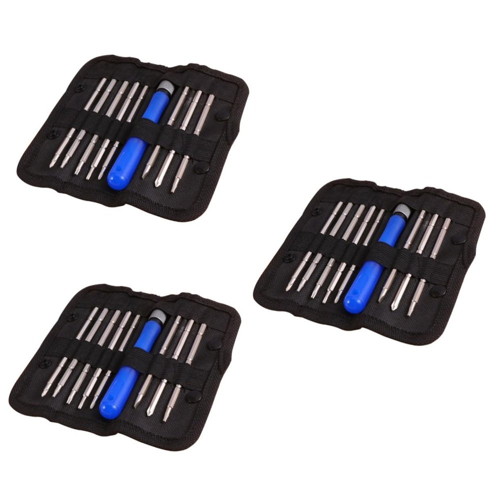 DOITOOL 3pcs Multi-functional Screwdriver Mobile Phone and Computer Repair Precision Opening Tools for Safe Disassembly and Screen Replacement for Electronics Maintenance