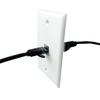 BUPLDET 1 Port Cat7 Ethernet Wall Plate Female to Female - Shielded Cat 7 Keystone Jack Outlet Cover Plate for CAT8/CAT7/CAT6e Network Cable view 3