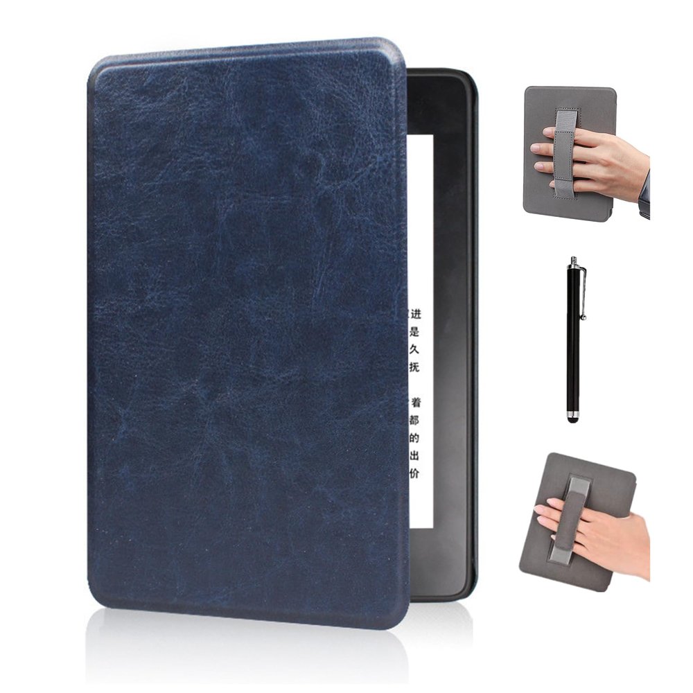 Case for 6.8" Kindle Paperwhite (11th Generation)-(Model.M2L3EK) - with Hand Strap,with Auto Wake/Sleep