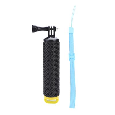 Pilipane Camera Handler & Handle Mount Accessories Kit, Avoid Slip Floating Bobber Stick Floaty Hand Grip Monopod for Water Sport and Action Cameras (Yellow)
