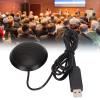 Cyrank USB Microphone, USB Conference Speaker 360 Omnidirectional Speakerphone Microphone for Online Meetings Games Chat view 2