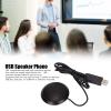 Cyrank USB Microphone, USB Conference Speaker 360 Omnidirectional Speakerphone Microphone for Online Meetings Games Chat view 4