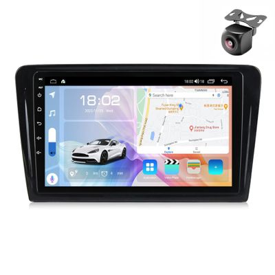 Android 12 System for VW Santana for Skoda Rapid/Gran 2013-2017 Car Stereo with FM AM SWC Car-Play Android Auto GPS Navigation Touch Screen Upgrade Car Radio Multimedia Player (M200S 8core 2+32G)