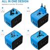 Kioosdinfely Plug Adapter Blue view 2