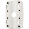 Hanwha Techwin SBP-300PM1 Pole Mount Adapter Accessory (Ivory) - Secure Camera Pole Mounting view 1
