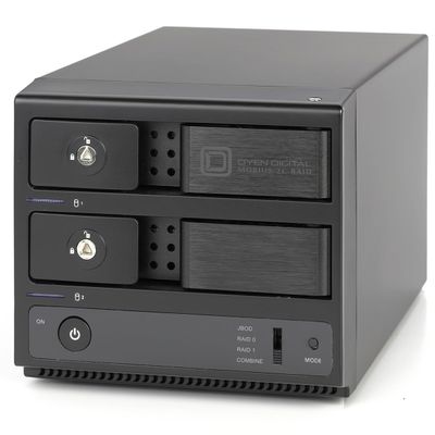24TB Mobius 2C RAID 2-Bay USB-C Hard Drive Array
