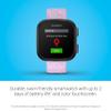Garmin Bounce, Kids Smartwatch, Two-Way Text and Voice Messaging, Location Tracking, Lilac Floral view 4