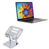 BoxWave Stand and Mount Compatible with Chuwi LarkBook X - Executive VersaView Laptop Stand, Ergonomic Adjustable Viewing Angle Metallic Riser - Metallic Silver view 1