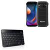 BoxWave Keyboard Compatible with Doogee S100 - SlimKeys Bluetooth Keyboard, Portable Thin with Chiclet-Style Keys - Jet Black view 1
