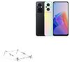 BoxWave Stand and Mount Compatible with Oppo Reno8 Lite - Pocket Aluminum Stand 3-in-1, Portable Multi Angle Viewing Riser - Metallic Silver view 1