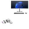 BoxWave Adapter Compatible with HP Envy 34" All-in-One (34-c1070xt) - MagnetoSnap PD Angle Adapter, Magnetic Charging Connector Device Saver - Metallic Silver