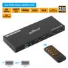 gofanco 4K 4x4 HDMI Matrix Switch  Up to 4K 60Hz 4:4:4, HDR, HDCP 2.2/1.4, Auto Downscaling, EDID Management, 7.1ch Audio, Atmos, Lightning/Surge/ESD Protection, 4 in 4 Out Video (Matrix44HD2-BSC) view 2
