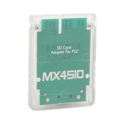 Akozon MX4SIO,MX4SIO SIO2SD Memory Card Adapter Hand Made Stable Replacement Memory Card Reader for Transparent White (#1)
