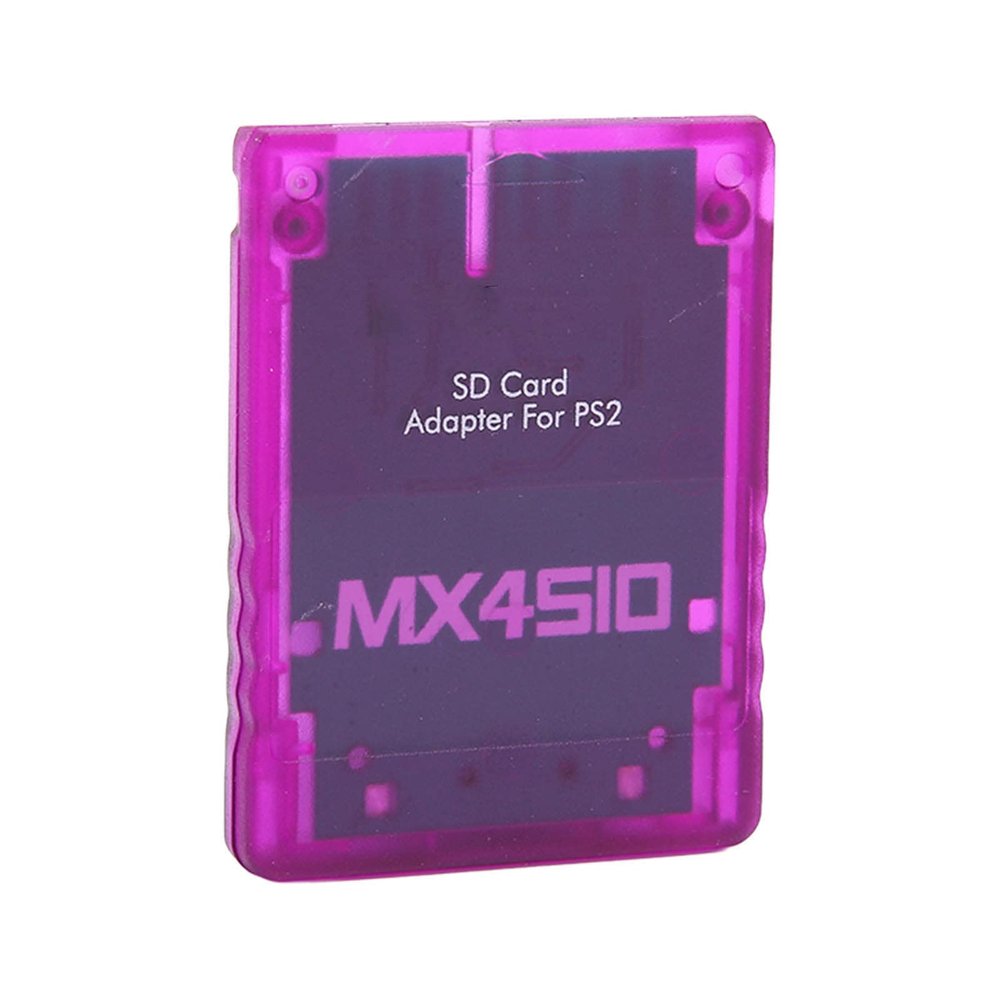 Akozon MX4SIO,MX4SIO SIO2SD Memory Card Adapter Hand Made Stable Replacement Memory Card Reader for Transparent White (#3)