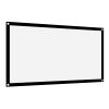 60 Inch Projection, 16:9 Thicken Portable Non Crease Soft White Polyester Projector Curtain Projection Screen (60inch) view 3