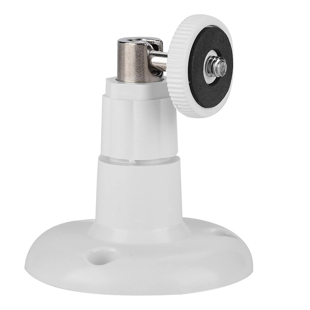Akozon Camera Wall Mount,Surveillance CCTV Camera Stand Wall Mount Bracket Rotatable Mini Camera Support Stand White (White)