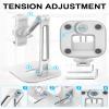AboveTEK Premium Large Monitor Riser 20 inch & Multi-Angle Adjustable iPad Stand Holder for Business Kiosk Office view 4