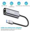 USB to Ethernet Adapter 1Gbps, Portable 1000Mbps Ethernet Adapter RJ45 LAN Network Port, Stable Connection for Gaming, Compatible with Windows, Linux, Apple MacBook, ChromeOS view 2