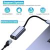 USB to Ethernet Adapter 1Gbps, Portable 1000Mbps Ethernet Adapter RJ45 LAN Network Port, Stable Connection for Gaming, Compatible with Windows, Linux, Apple MacBook, ChromeOS view 3