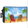 Prime Leader Outdoor TV Cover Waterproof and Weatherproof, Hello Summer Beach Beach Chair Coconut Tree Outside TV Cover for 40 to 43 inch LCD LED, Shield TV Display Screen Protector view 1