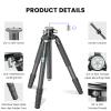 Carbon Fiber Horizontal Tripod WEYLLAN LX9 Heavy Duty Tripod for Camera, Overhead Professional Camera Tripod with Extension Arm 10-Layer Carbon Tube 40mm Leg for Telephoto Lens Max Load 88lbs/40kg view 4