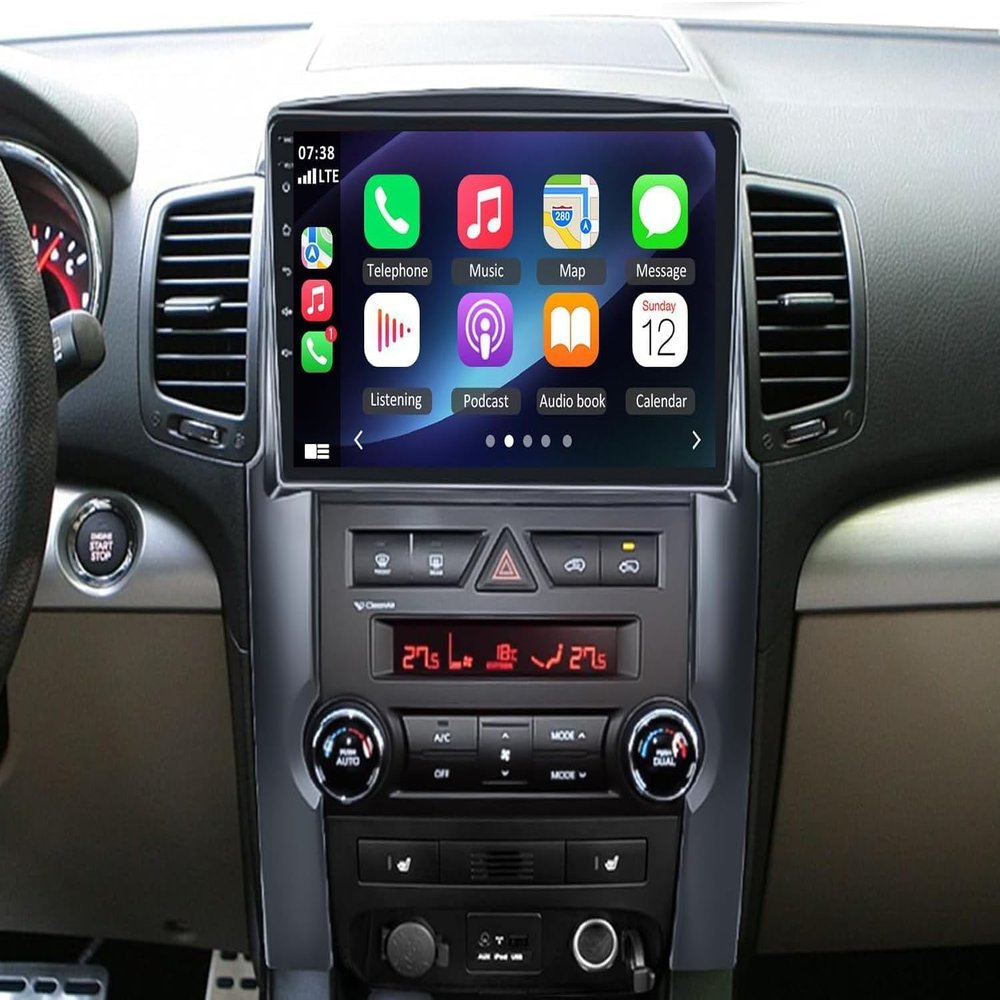 Android 13 Car Stereo for Kia Sorento 2009-2012 10.1 Inch IPS Touch Screen Car Stereo with Carplay Android Auto DSP/WiFi/GPS/SWC/Bluetooth/Mirror Link + AHD Backup Camera