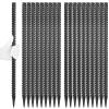 Besitu 24 Inches Straight Rebar Stakes(20-Pack), 1/2" Diameter Steel Metal Stakes for Garden with Chisel Point End Heavy Duty Ground Anchors for Landscape, Concrete Form, Camping & Trapping Black view 1