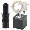 2.0MP 1080P VGA USB Type-c Video Industrial Microscope Camera For Lab Phone PCB BGA CPU Repair Soldering & 180X C-Mount Lens With 56-LED Adjustable Ring Light view 1