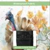 Outdoor TV Cover Waterproof and Weatherproof, Thanksgiving Watercolor Turkey with Pumpkins White Outside TV Cover for 48 to 50 inch LCD LED, Shield TV Display Screen Protector view 3
