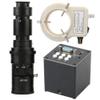 2.0MP 1080P VGA USB Type-c Video Industrial Microscope Camera For Lab Phone PCB BGA CPU Repair Soldering & 500X C-Mount Lens With 56-LED Adjustable Ring Light view 1