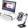 AboveTEK Acrylic Monitor Stand  Clear Monitor Riser & Computer Desk Stand & Multi-Angle Adjustable Tablet Stand view 1