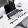 Christmas Oversized Gaming Mouse Pad, Merry Christmas Red Checked Christmas Tree Desk Mat for Home Office Extended XXL Computer Mouse Pad with Non-Slip Backing for Laptop Desktop Keyboard,35x15 inch view 3