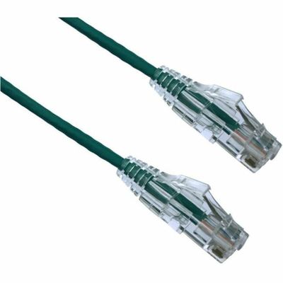 Axiom Memory - AXG97969 7FT CAT6A BENDnFLEX Ultra-Thin Snagless Patch Cable (Green) - TAA Compliant - 7 ft Category 6a Network Cable for Network Device - First End: 1 x RJ-45 Network - Male -