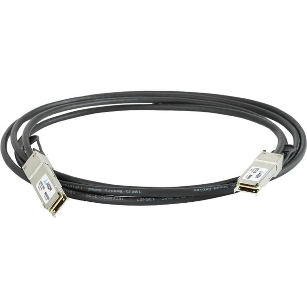 Axiom Memory - MA-CBL-100G-5M-AX 100GBASE-CR4 QSFP28 Passive DAC Cable Meraki Compatible 5m - 16.40 ft Twinaxial Network Cable for Router, Switch, Network Device - First End: 1 x QSFP28